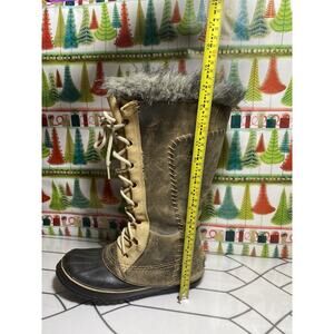Sorel Cate the Great Size 7 Women’s Brown Leather Boots NL1642-225